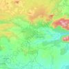 Mandu topographic map, relief map, elevations map