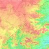 Khunti topographic map, elevation, relief