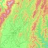 Saikul topographic map, elevation, relief