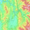 Mandi topographic map, elevation, relief