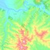 Sandhol topographic map, elevation, relief