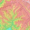 Upper Dibang Valley topographic map, elevation, relief