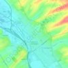 Châlons-en-Champagne topographic map, relief, elevation
