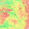 Marne topographic map, relief, elevation