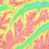 Sankt Anton am Arlberg topographic map, elevation, relief