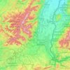 Haut-Rhin topographic map, relief, elevation