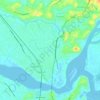 Pappinisseri topographic map, elevation, relief