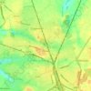 Crewe topographic map, elevation, relief