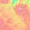 Macusani topographic map, relief map, elevations map