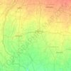 Koshi topographic map, relief map, elevations map