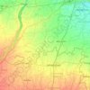 Punpun topographic map, relief map, elevations map