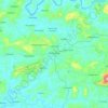 Mattannur topographic map, relief map, elevations map