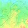 Jamnagar topographic map, relief map, elevations map