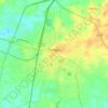 Palanpur topographic map, relief map, elevations map