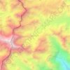 Zemu Glacier topographic map, elevation, relief